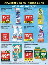 Gazetka promocyjna Delikatesy Centrum - NOWA GAZETKA Delikatesy Centrum od 20 marca! 20-26.03.2025 - Gazetka - ważna od 26.03 do 26.03.2025 - strona 44 - produkty: Domestos, Ser, Rum, Gin, Cif, Spray do czyszczenia, Pampers, Pieluchy, BoboVita, Clin, Cillit Bang, Mleczko, Deser, Płyn do szyb