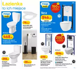 Gazetka promocyjna Castorama - Gazetka Castorama - Gazetka - ważna od 11.07 do 11.07.2021 - strona 9 - produkty: Kompakt WC, Pur, Rama, Zestaw podtynkowy WC, Kosz, Kosz łazienkowy, Astor, Miska