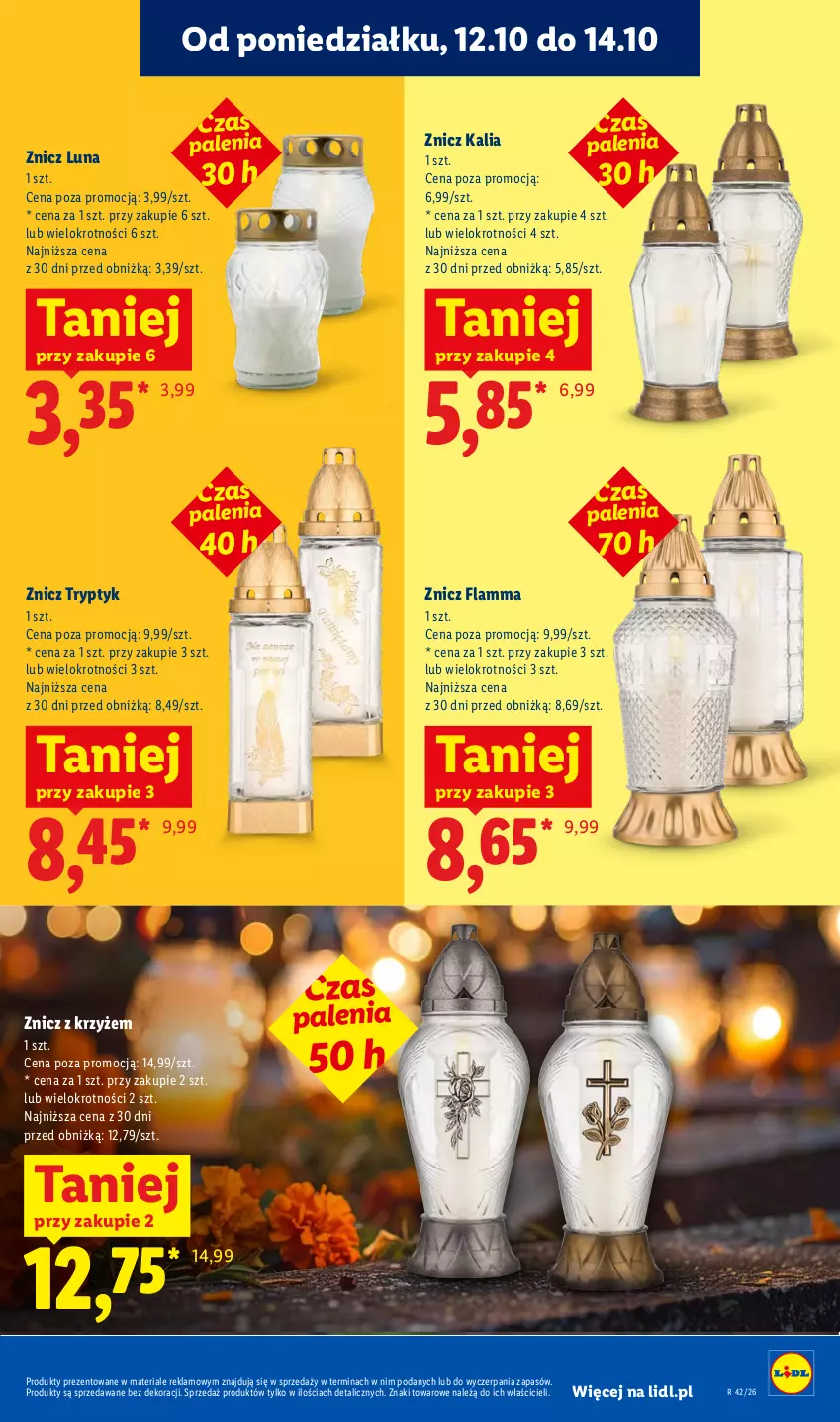 Gazetka promocyjna Lidl - Gazetka - ważna 12.10 do 14.10.2026 - strona 111 - produkty: Znicz