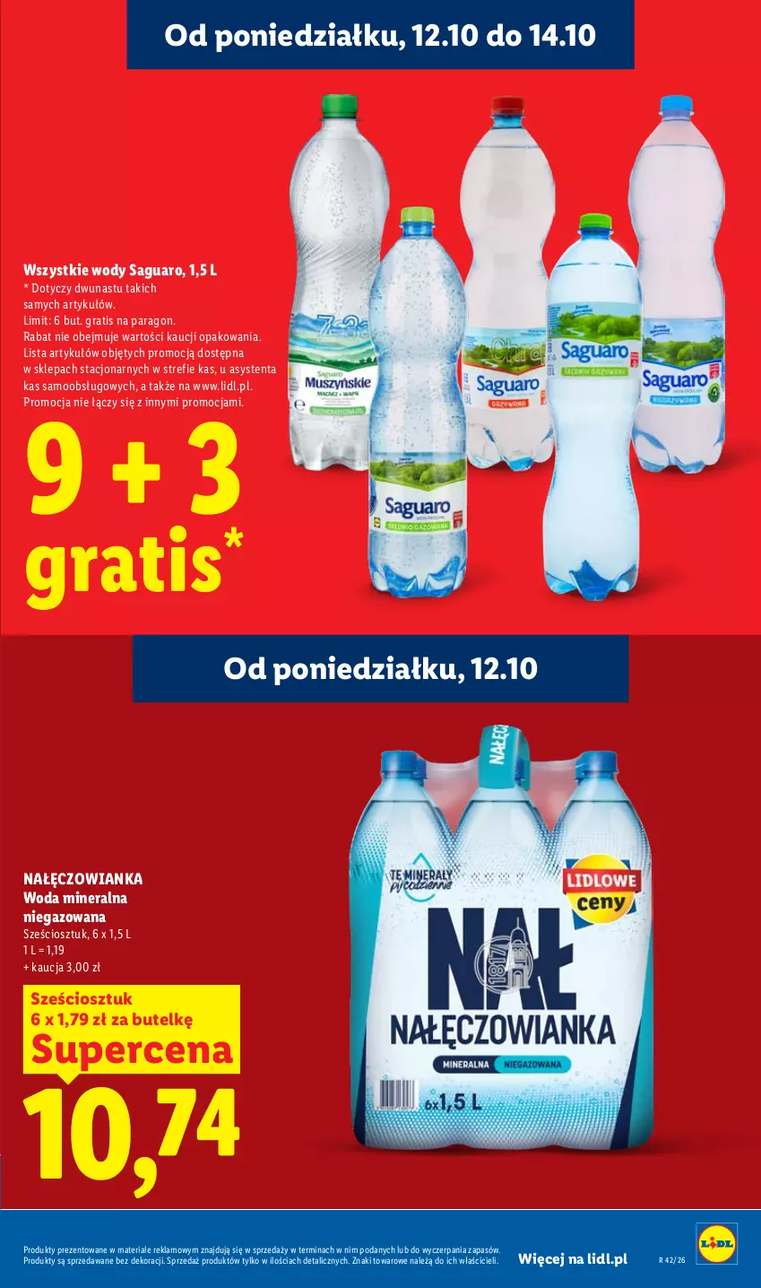 Gazetka promocyjna Lidl - Gazetka - ważna 12.10 do 14.10.2026 - strona 21 - produkty: Gra, Nałęczowianka, Woda, Woda mineralna
