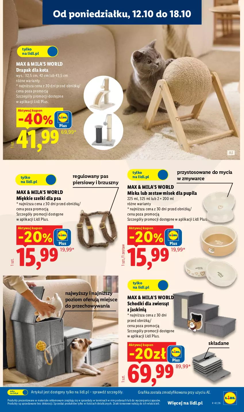 Gazetka promocyjna Lidl - Gazetka - ważna 12.10 do 14.10.2026 - strona 29 - produkty: Drapak, Gra, Grafika, Miska