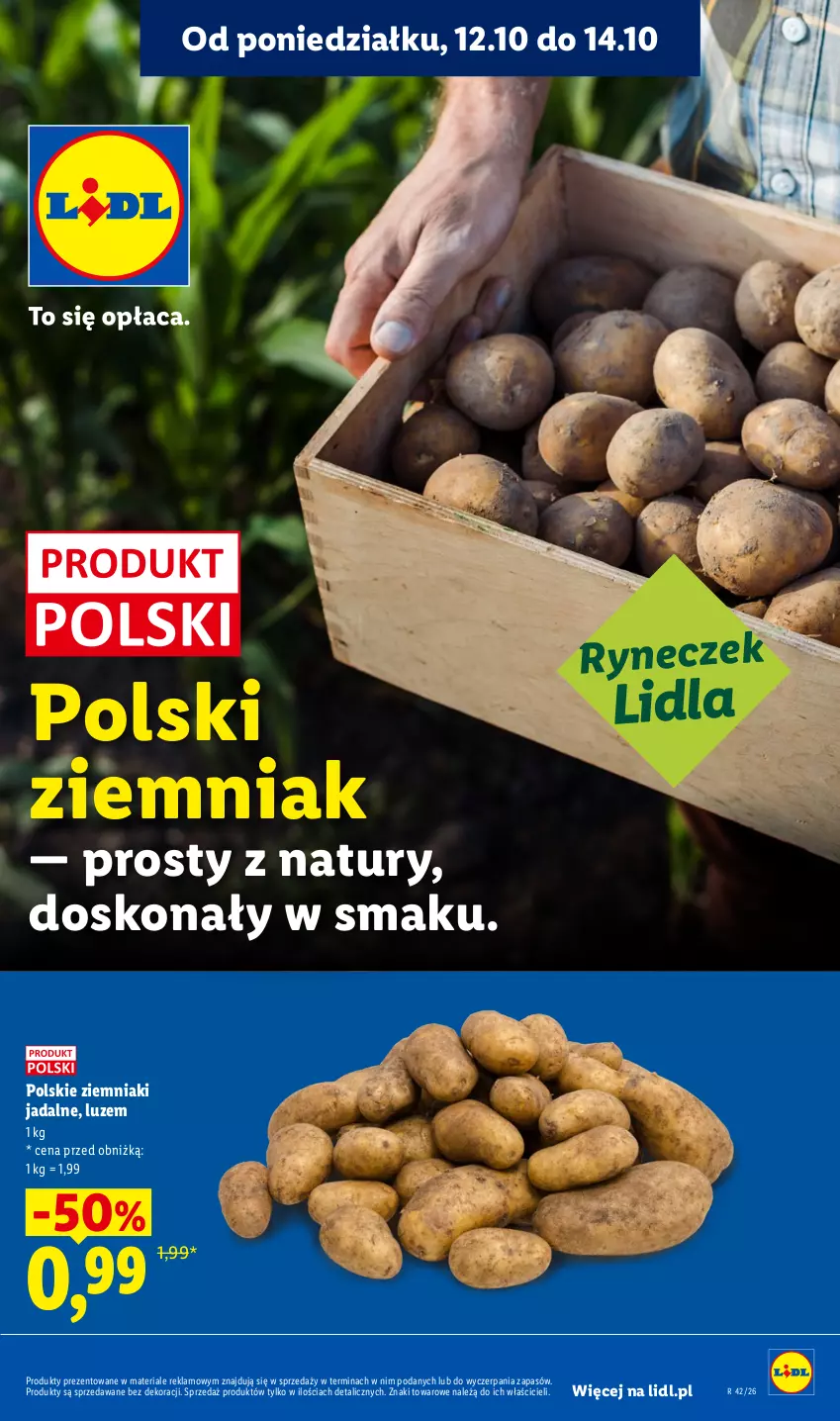 Gazetka promocyjna Lidl - Gazetka - ważna 12.10 do 14.10.2026 - strona 49 - produkty: Ziemniaki
