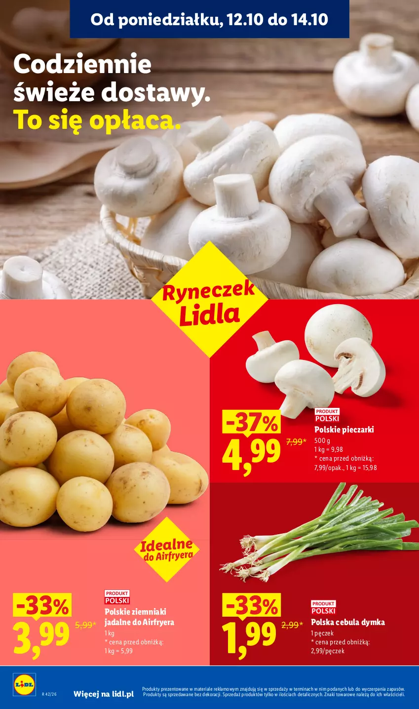 Gazetka promocyjna Lidl - Gazetka - ważna 12.10 do 14.10.2026 - strona 50 - produkty: Cebula, Piec, Ziemniaki