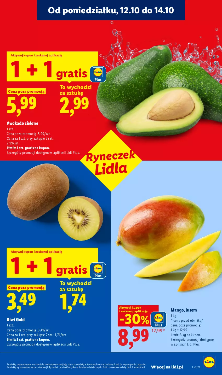 Gazetka promocyjna Lidl - Gazetka - ważna 12.10 do 14.10.2026 - strona 53 - produkty: Gra, Kiwi, Mango