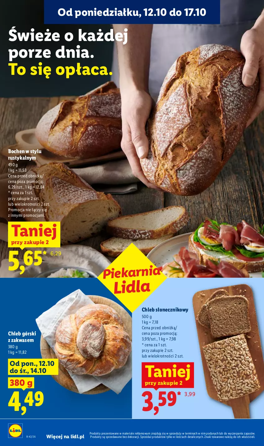 Gazetka promocyjna Lidl - Gazetka - ważna 12.10 do 14.10.2026 - strona 56 - produkty: Chleb, Por, Rust
