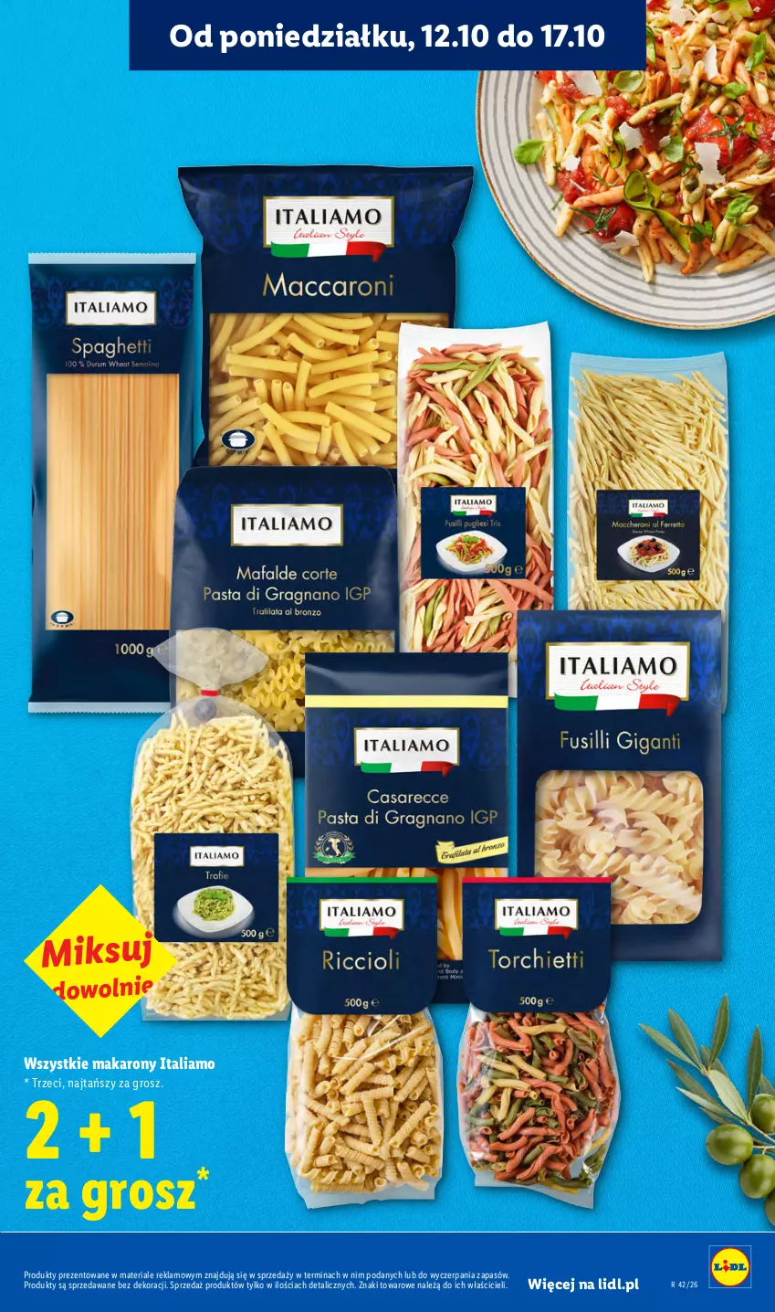 Gazetka promocyjna Lidl - Gazetka - ważna 12.10 do 14.10.2026 - strona 61 - produkty: Makaron
