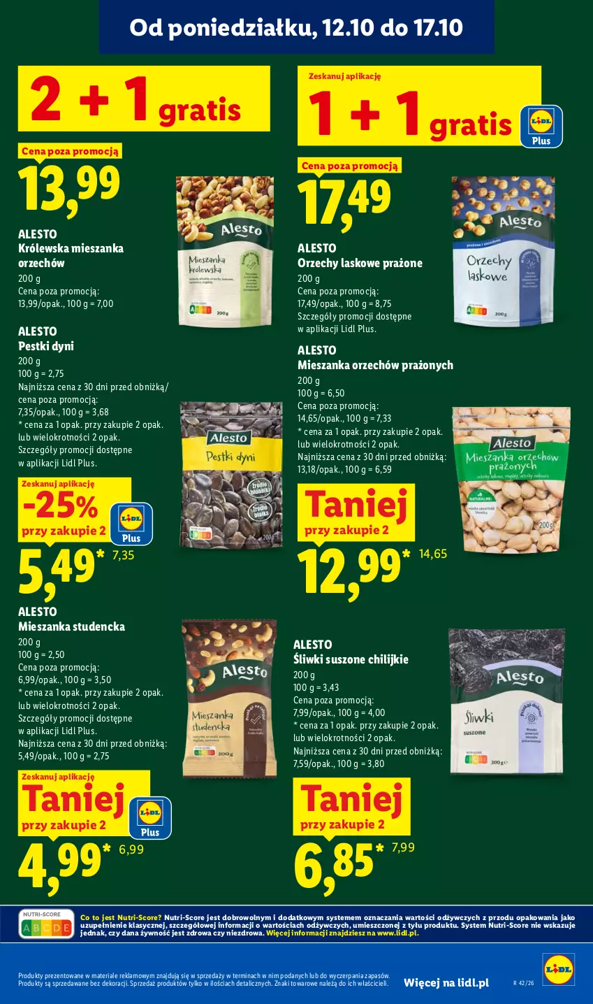 Gazetka promocyjna Lidl - Gazetka - ważna 12.10 do 14.10.2026 - strona 99 - produkty: Gra, Mieszanka studencka, Pestki dyni