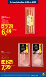 Gazetka promocyjna Lidl - Gazetka - Gazetka - ważna od 14.10 do 14.10.2026 - strona 13 - produkty: Pur, Parówki, Parówki z indyka, Szynka, PIKOK