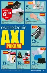 Gazetka promocyjna Auchan - Hiperoszczędzanie w wersji Maxi Paki Hipermarkety - Gazetka - ważna od 22.09 do 22.09.2021 - strona 15 - produkty: Top, Ser, Por, Karp, Skarpetki, Slipy, Sport, Figi, Bokserki