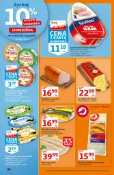 Gazetka promocyjna Auchan - Hiperoszczędzanie w wersji Maxi Paki Hipermarkety - Gazetka - ważna od 22.09 do 22.09.2021 - strona 26 - produkty: Polędwica, Krakus, Ser, Gin, Królewski, Ryba, Szynka konserwowa, Szynka, Dorsz