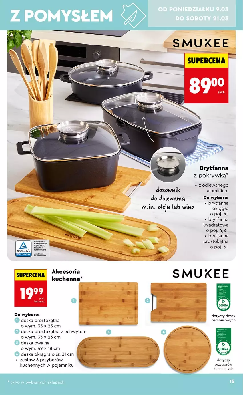 Gazetka promocyjna Biedronka - Okazje Tygodnia - ważna 07.03 do 21.03.2026 - strona 15 - produkty: Dozownik, Fa, Olej, Pojemnik