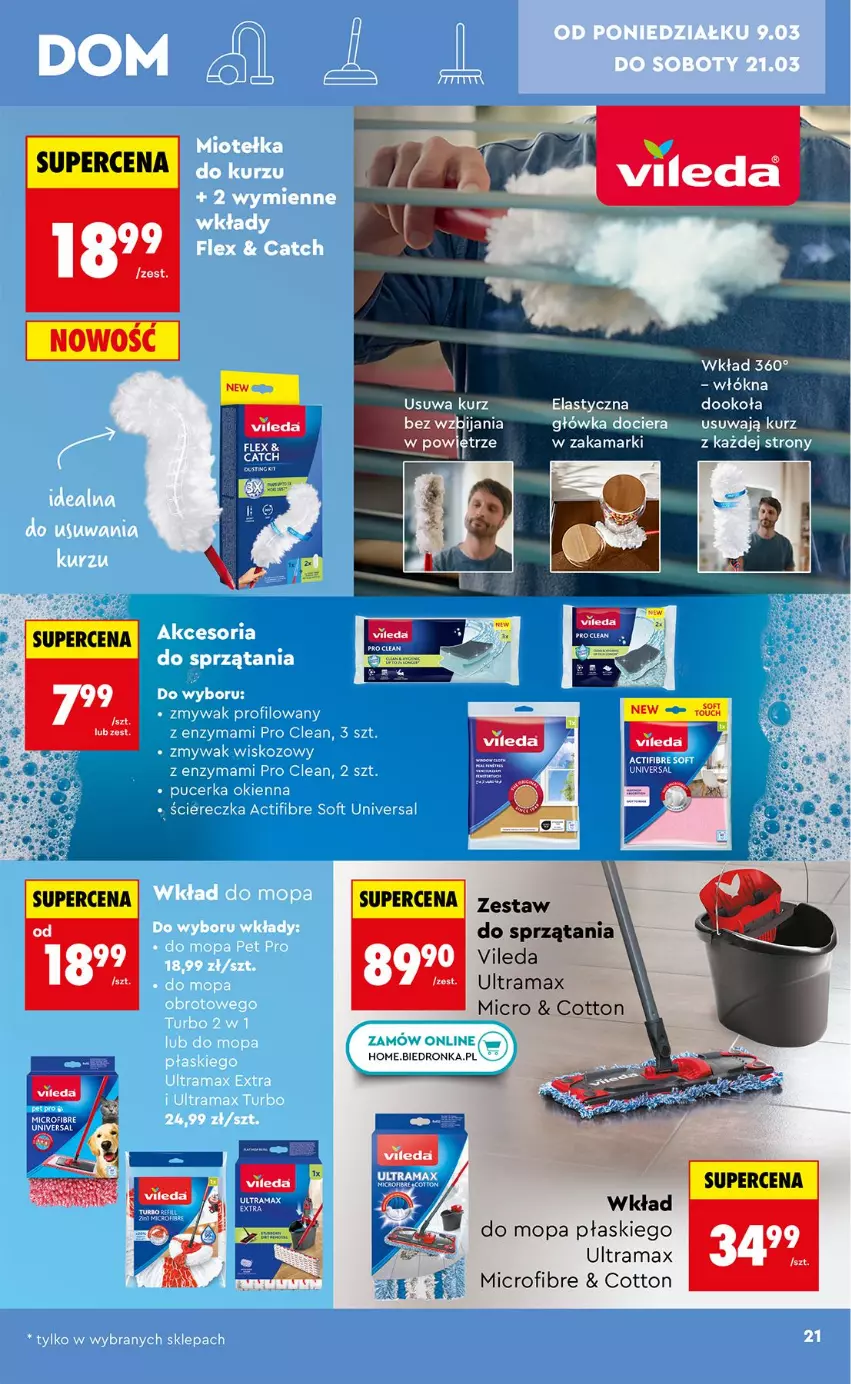 Gazetka promocyjna Biedronka - Okazje Tygodnia - ważna 07.03 do 21.03.2026 - strona 21 - produkty: Fa, Rama, Vileda
