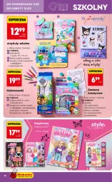 Gazetka promocyjna Biedronka - Okazje Tygodnia - Gazetka - ważna od 21.03 do 21.03.2026 - strona 12 - produkty: Kolorowanka, Klej, Tusz, Kredka, Pamiętnik, Fa
