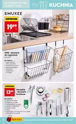 Gazetka promocyjna Biedronka - Okazje Tygodnia - Gazetka - ważna od 21.03 do 21.03.2026 - strona 14 - produkty: Noż, Koc, Tłuczek, Organizer, Kosz, Suszarka do naczyń, Tarka, Otwieracz, Korkociąg, Półka, Wyciskarka, Suszarka