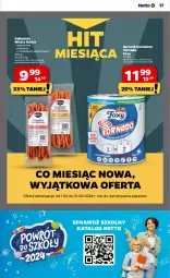 Gazetka promocyjna Netto - Netto Gazetka Food 34/24B - Gazetka - ważna od 28.08 do 28.08.2024 - strona 17 - produkty: Ręcznik kuchenny, Ręcznik, Foxy, Kabanos