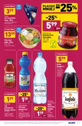 Gazetka promocyjna Aldi - SUPER SMACZNE OKAZJE - Gazetka - ważna od 09.10 do 09.10.2021 - strona 23 - produkty: Dawtona, Sok, Ser, Mus, Gra, Borówka, Tera, Napój izotoniczny, Napój gazowany, Syrop, Szyna, Sok pomidorowy, Woda mineralna, Owoce, Ser pleśniowy, Woda, Napój, Magnez, Grejpfrut, Imbir