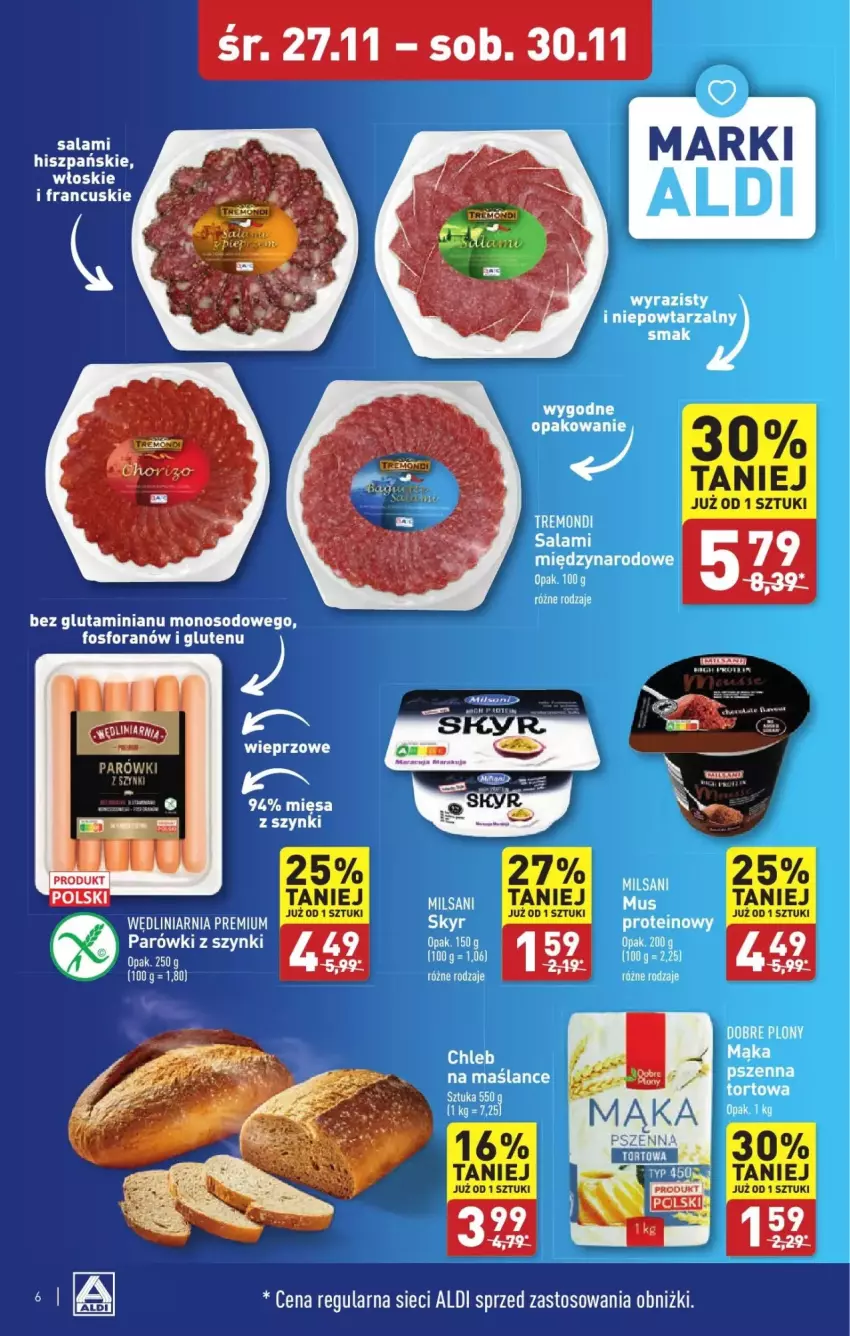 Gazetka promocyjna Aldi - ważna 27.11 do 30.11.2024 - strona 29 - produkty: Parówki, Parówki z szynki, Salami