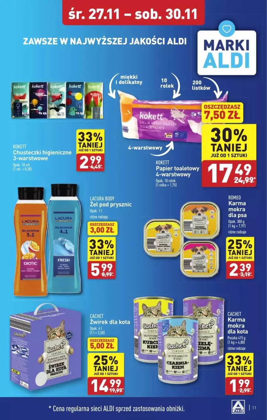 Gazetka promocyjna Aldi - ważna 27.11 do 30.11.2024 - strona 3 - produkty: Body, Fa, Papier, Papier toaletowy