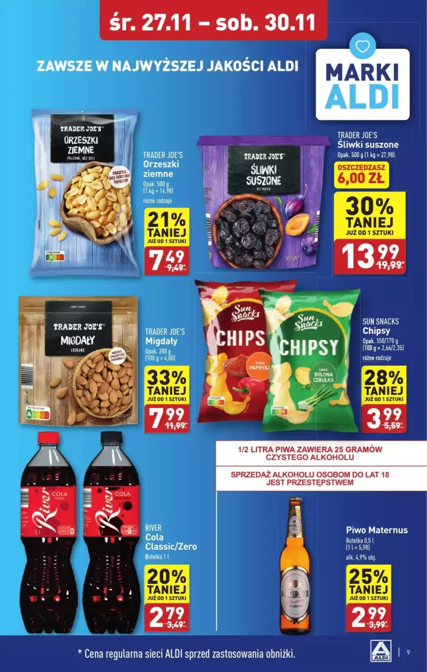 Gazetka promocyjna Aldi - ważna 27.11 do 30.11.2024 - strona 32 - produkty: Chipsy, Piwo