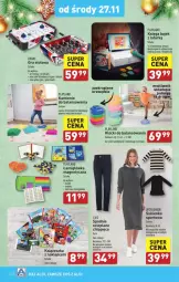 Gazetka promocyjna Aldi - Gazetka - ważna od 30.11 do 30.11.2024 - strona 19 - produkty: Por, Gra, Stół, Klej, Puzzle, Tarka, Sport, Spodnie, Klocki, Latarka, Sukienka, Wagi, Piłkarzyki, Fa