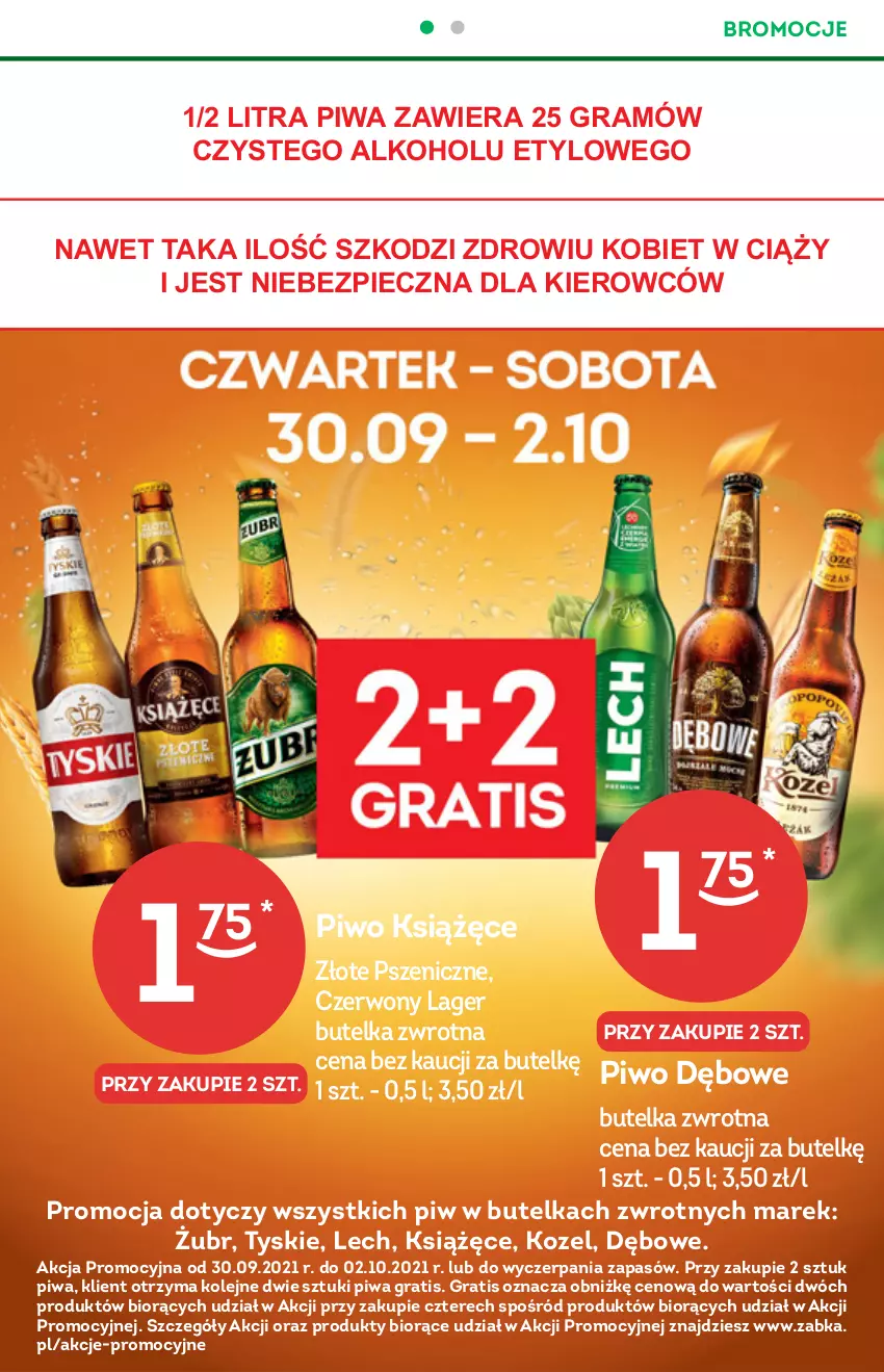 Gazetka promocyjna Żabka - ważna 13.10 do 31.10.2021 - strona 18 - produkty: Gra, Kozel, Książęce, Olej, Piec, Piwa, Piwo, Tyskie