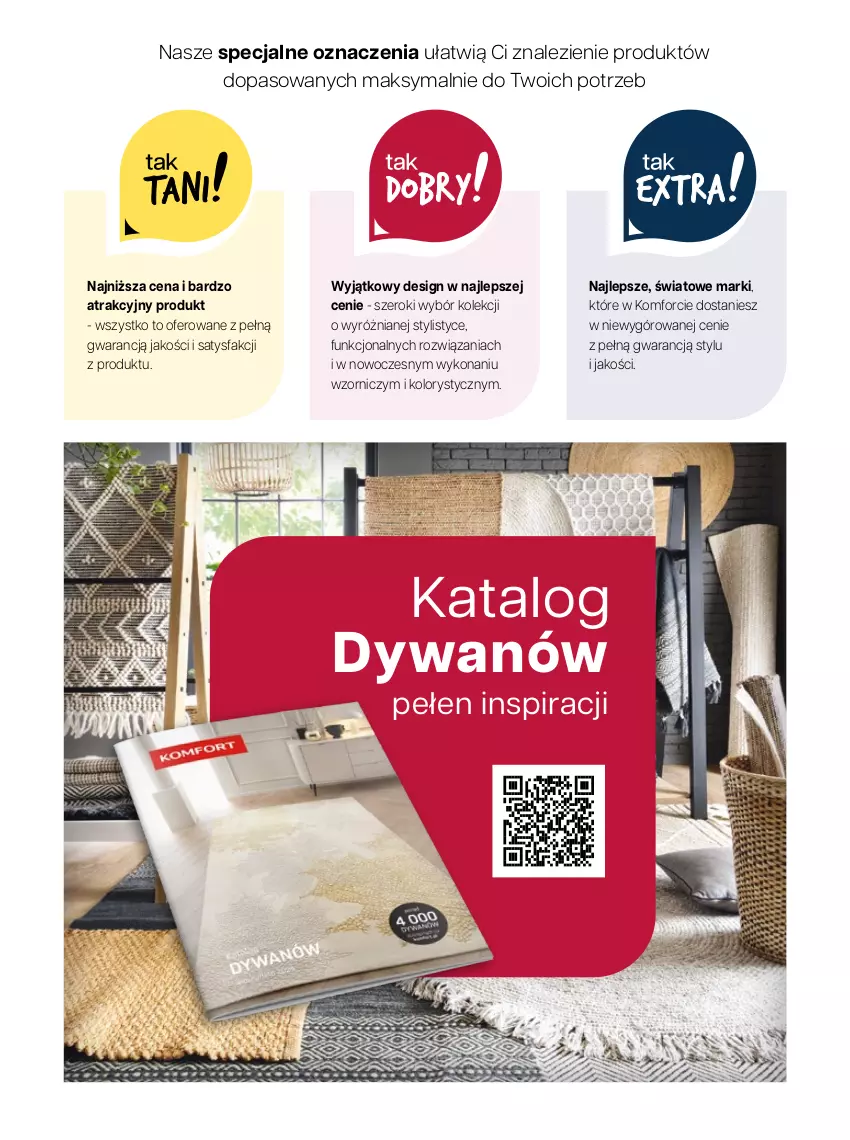 Gazetka promocyjna Komfort - ważna 15.05 do 18.06.2024 - strona 39 - produkty: Dywan, Fa