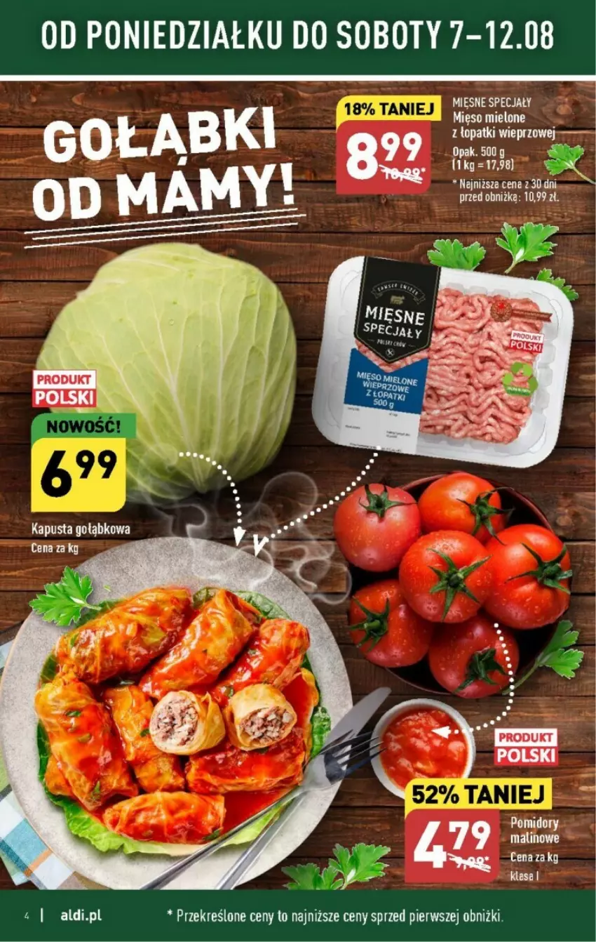 Gazetka promocyjna Aldi - ważna 07.08 do 12.08.2023 - strona 12 - produkty: Mięso, Mięso mielone