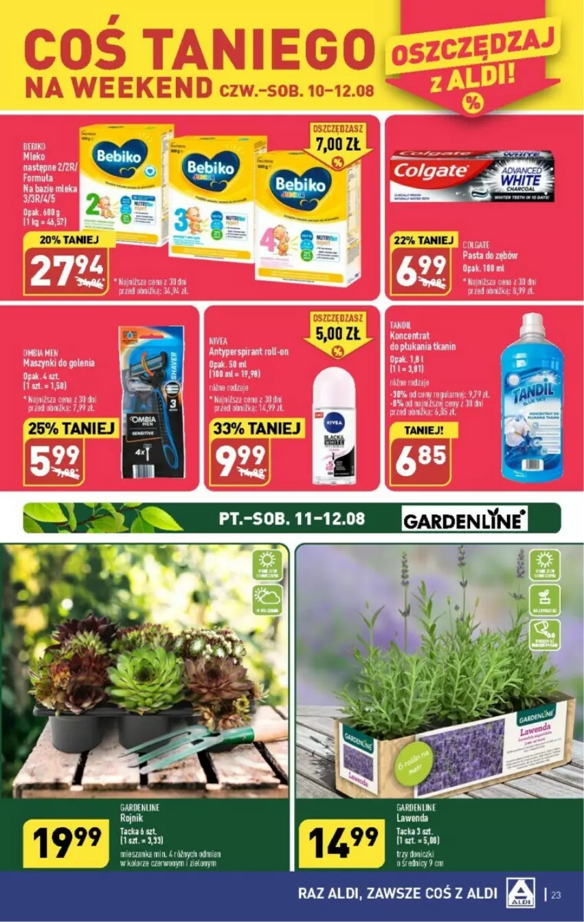 Gazetka promocyjna Aldi - ważna 07.08 do 12.08.2023 - strona 14 - produkty: Antyperspirant, Colgate, LG, Pasta do zębów