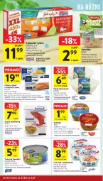 Gazetka promocyjna Intermarche - Gazetka - ważna od 03.07 do 03.07.2024 - strona 18 - produkty: Sałatka, Warzywa, Frosta, Sos, Gra, Makrelą, Kawa, Paluszki rybne, Dega, Sałat, Tuńczyk, Mintaj, Dorsz, Graal, Lisner