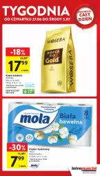 Gazetka promocyjna Intermarche - Gazetka - ważna od 03.07 do 03.07.2024 - strona 3 - produkty: Papier, Kawa mielona, Kawa, Papier toaletowy, Wełna, Mola, Mocca Fix Gold, Woseba