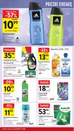 Gazetka promocyjna Intermarche - Gazetka - ważna od 03.07 do 03.07.2024 - strona 32 - produkty: Płyn do prania, Ludwik, Domestos, Bref, Tablet, Proszek do prania, Adidas, Płyn do płukania, Odświeżacz powietrza, Kostka do wc, Płyn do wc, Zmywarki, Ariel, Kapsułki do prania, Tabletki do zmywarki, Lenor