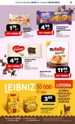Gazetka promocyjna Netto - Artykuły spożywcze - Gazetka - ważna od 25.06 do 25.06.2023 - strona 15 - produkty: Ciastka, Nutella, Gin, Herbatniki Petit Beurre, Jutrzenka, Dr Gerard, Kawa, Lack, Herbatniki, Milka