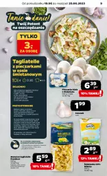 Gazetka promocyjna Netto - Artykuły spożywcze - Gazetka - ważna od 25.06 do 25.06.2023 - strona 9 - produkty: Piec, Makaron, Sos, Sól, Czosnek, Tagliatelle, Pieprz, Ręcznik, Pieczarka, Nuty, Masło, Olej