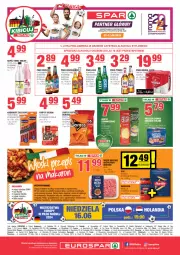 Gazetka promocyjna Spar - EuroSpar - Gazetka - ważna od 12.06 do 12.06.2024 - strona 8 - produkty: Piwo, Makaron, Mięso mielone, Sos, Sok, Rum, Noż, Gra, Salami, Orzeszki, Sokołów, Czosnek, Chipsy, Kosz, Tortilla, Coca-Cola, Warka, Desperados, Tarczyński, Carlsberg, Tonik, Dzieci, Bazyl, Kabanos, Barilla, Napój, Mięso, Fa, Oliwa