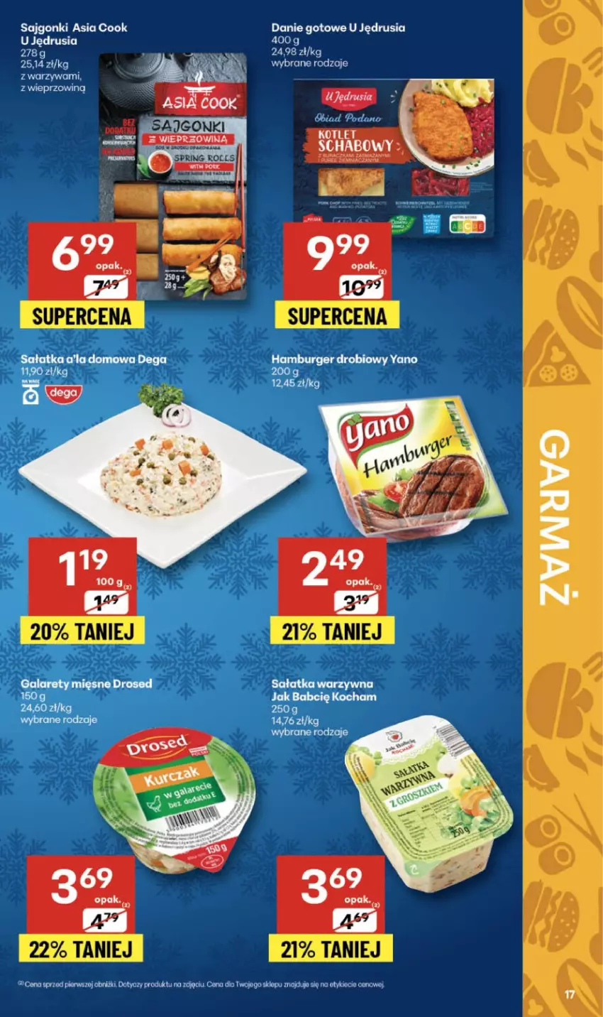 Gazetka promocyjna Delikatesy Centrum - Franczyza DC48 Czwartek - ważna 27.11 do 03.12.2025 - strona 17 - produkty: Danie gotowe, Kotlet, Warzywa