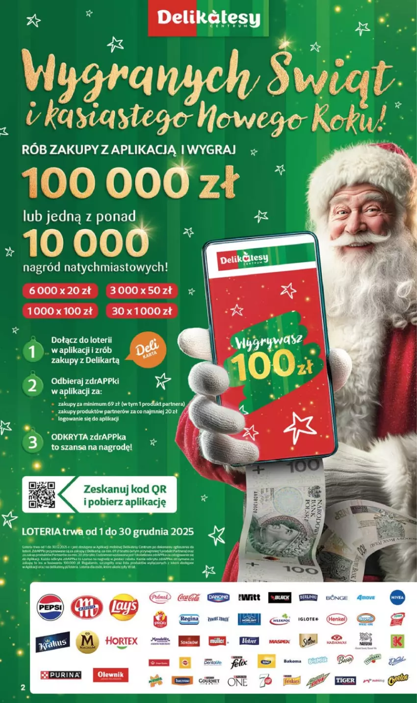 Gazetka promocyjna Delikatesy Centrum - Franczyza DC48 Czwartek - ważna 27.11 do 03.12.2025 - strona 2 - produkty: Gin, Olewnik