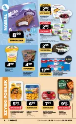 Gazetka promocyjna Netto - Od Czwartku - Gazetka - ważna od 20.09 do 20.09.2025 - strona 6 - produkty: Kurczak, Ser, Mus, Danone, Piątnica, Jogurt, Actimel, Napój jogurtowy, Serek homogenizowany, Serek, Popcorn, Papryczki nadziewane, Morliny, Baton, Lasagne, Napój, Olma, Milka, Kokos