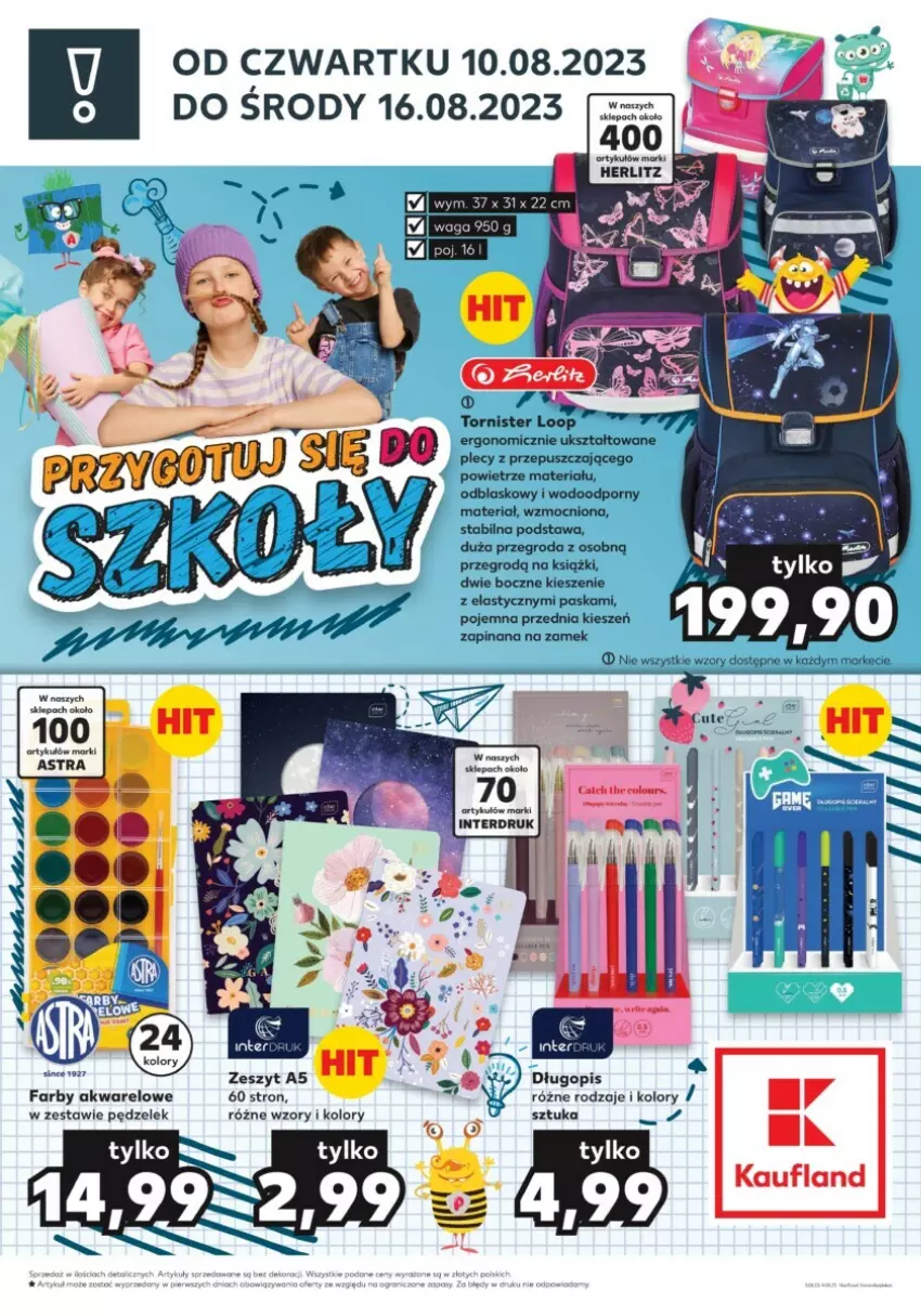 Gazetka promocyjna Kaufland - ważna 10.08 do 16.08.2023 - strona 2 - produkty: Długopis, Fa, Por