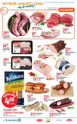 Gazetka promocyjna E Leclerc - Gazetka - ważna od 08.07 do 08.07.2023 - strona 10 - produkty: Kurczak, Polędwica, Filet z piersi kaczki, Kurczak gotowany, Pasztet, Duda, Szynka, Noga z kaczki, Udziec wołowy, Kabanos, Kiełbasa, Kiełbasa śląska