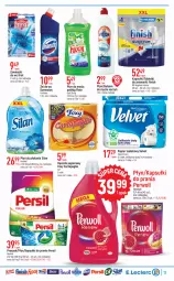 Gazetka promocyjna E Leclerc - Gazetka - ważna od 08.07 do 08.07.2023 - strona 17 - produkty: Domestos, Rum, Do mycia naczyń, Papier, Finish, Zawieszki, Tablet, Persil, Kret, Papier toaletowy, Velvet, Silan, Płyn do płukania, Ręcznik, Rolki, Foxy, Płyn do mycia, Zmywarki, Kapsułki do prania, Tabletki do zmywarki