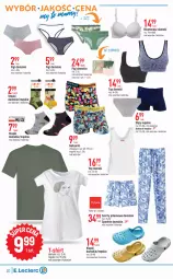 Gazetka promocyjna E Leclerc - Gazetka - ważna od 08.07 do 08.07.2023 - strona 20 - produkty: Klapki, Top, Ser, Szorty, Biustonosz, Slipy, Figi, Spodnie, Bokserki