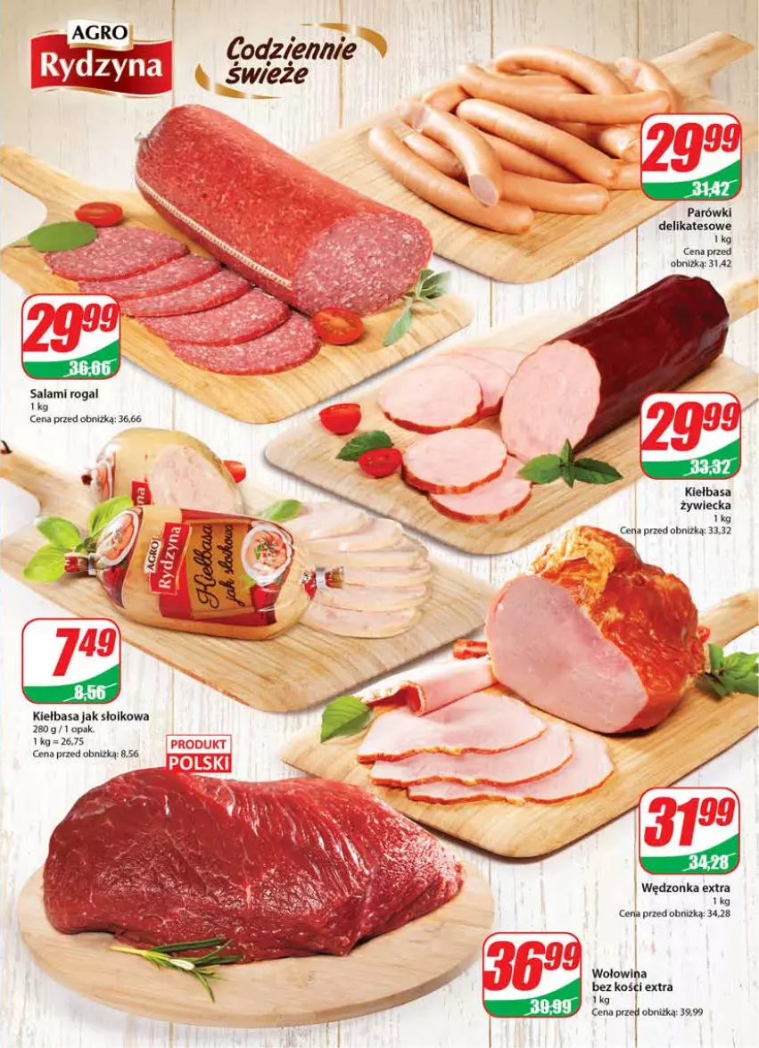 Gazetka promocyjna Dino - Gazetka 45 - ważna 08.11 do 14.11.2023 - strona 11 - produkty: Kiełbasa, Parówki, Rogal, Salami, Wołowina