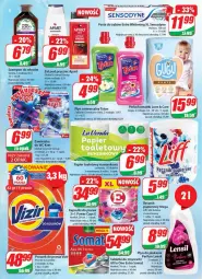 Gazetka promocyjna Dino - Gazetka 45 - Gazetka - ważna od 14.11 do 14.11.2023 - strona 23 - produkty: Por, Papier, Tablet, Majtki, Proszek do prania, Pasta do zębów, Papier toaletowy, Leon, Vizir, Płyn do płukania, Ręcznik, Somat, Pieluchomajtki, Zmywarki, Kapsułki do prania, Tabletki do zmywarki, Sensodyne