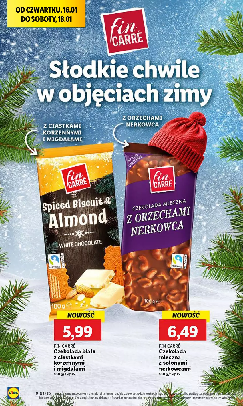 Gazetka promocyjna Lidl - GAZETKA - ważna 16.01 do 18.01.2025 - strona 34 - produkty: Ciastka, Czekolada, Czekolada mleczna