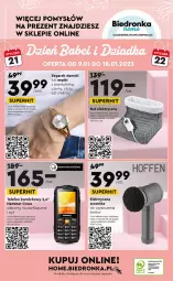 Gazetka promocyjna Biedronka - Okazje tygodnia - Gazetka - ważna od 21.01 do 21.01.2023 - strona 32 - produkty: Zegarek, Por, Telefon, Szczotka, , Zegar, Fa