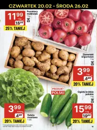 Gazetka promocyjna Delikatesy Centrum - NOWA GAZETKA Delikatesy Centrum od 20 lutego! 20-26.02.2025 - Gazetka - ważna od 26.02 do 26.02.2025 - strona 18 - produkty: Por, Ziemniaki, Sałat, Masło, Pomidory