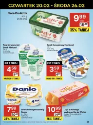 Gazetka promocyjna Delikatesy Centrum - NOWA GAZETKA Delikatesy Centrum od 20 lutego! 20-26.02.2025 - Gazetka - ważna od 26.02 do 26.02.2025 - strona 28 - produkty: Ser, Twaróg, Jaja, Serek kanapkowy, Serek homogenizowany, Serek, Hochland, Danio, Flora
