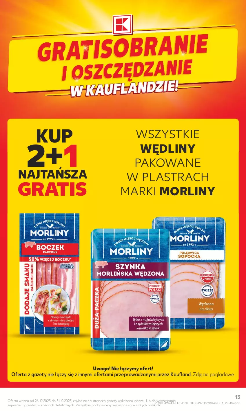 Gazetka promocyjna Kaufland - Gazetka tygodnia - ważna 26.10 do 31.10.2023 - strona 13 - produkty: Gra, Morliny, Waga