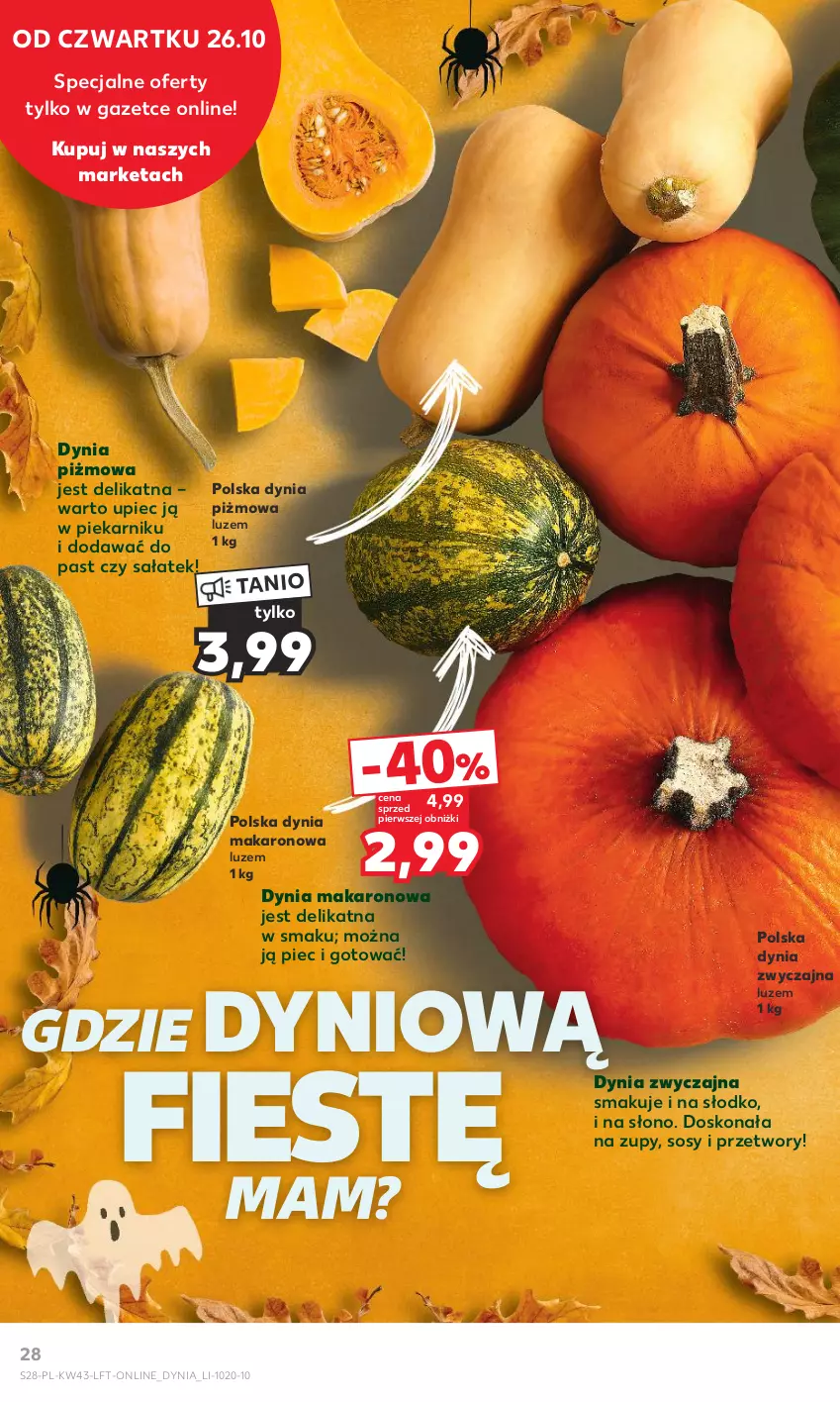 Gazetka promocyjna Kaufland - Gazetka tygodnia - ważna 26.10 do 31.10.2023 - strona 28 - produkty: Makaron, Piec, Piekarnik, Sałat, Sos