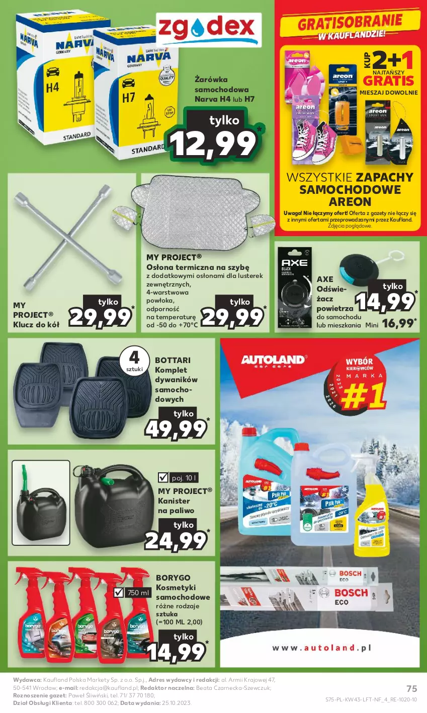 Gazetka promocyjna Kaufland - Gazetka tygodnia - ważna 26.10 do 31.10.2023 - strona 75 - produkty: Dres, Dywan, Dywanik, Gra, Odświeżacz powietrza, Por, Waga